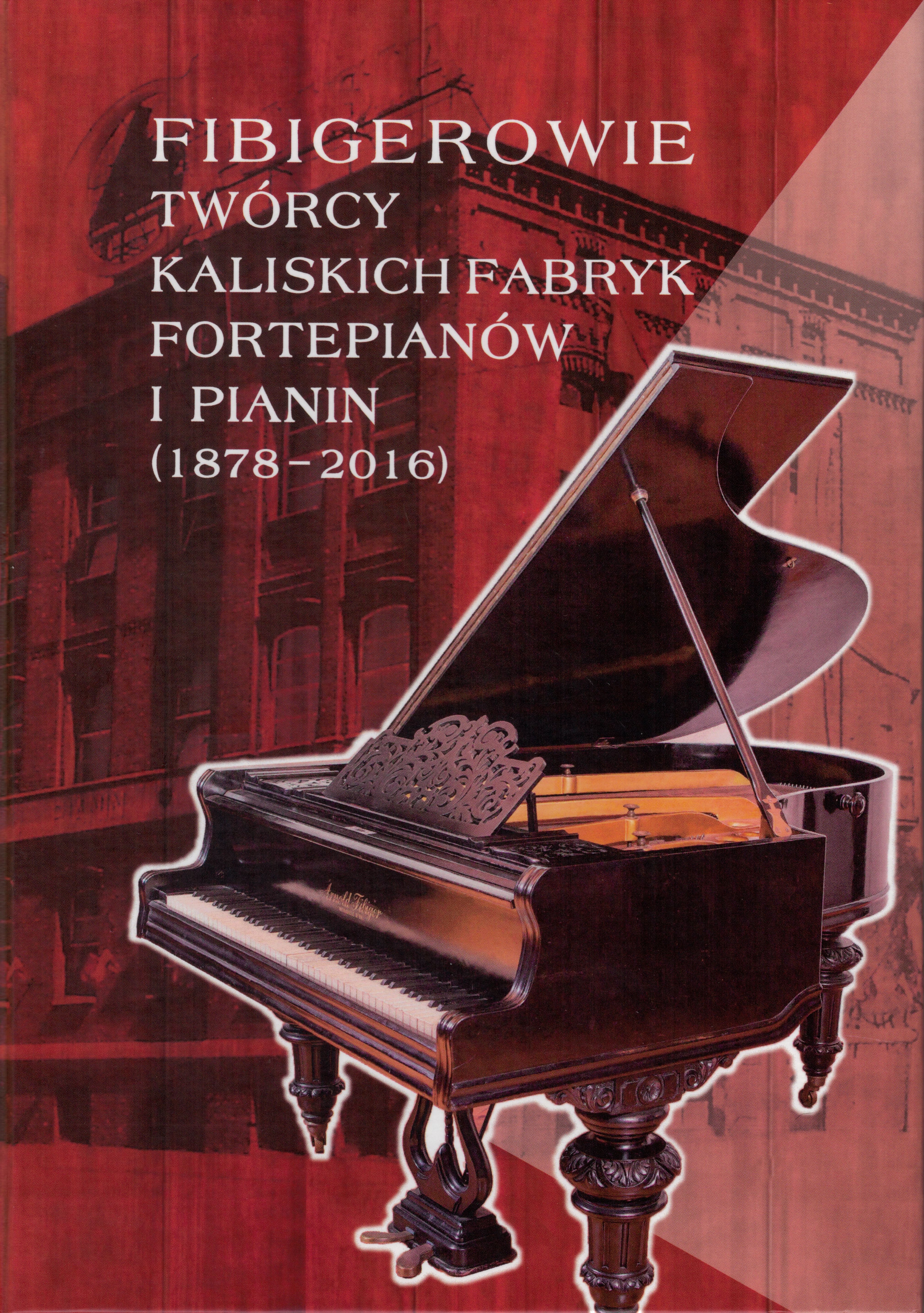 Okładka książki z fortepianem